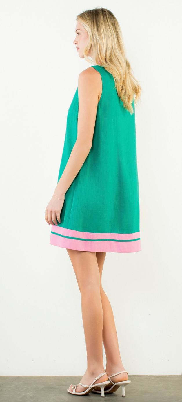 "GREEN PASTURES" DRESS
