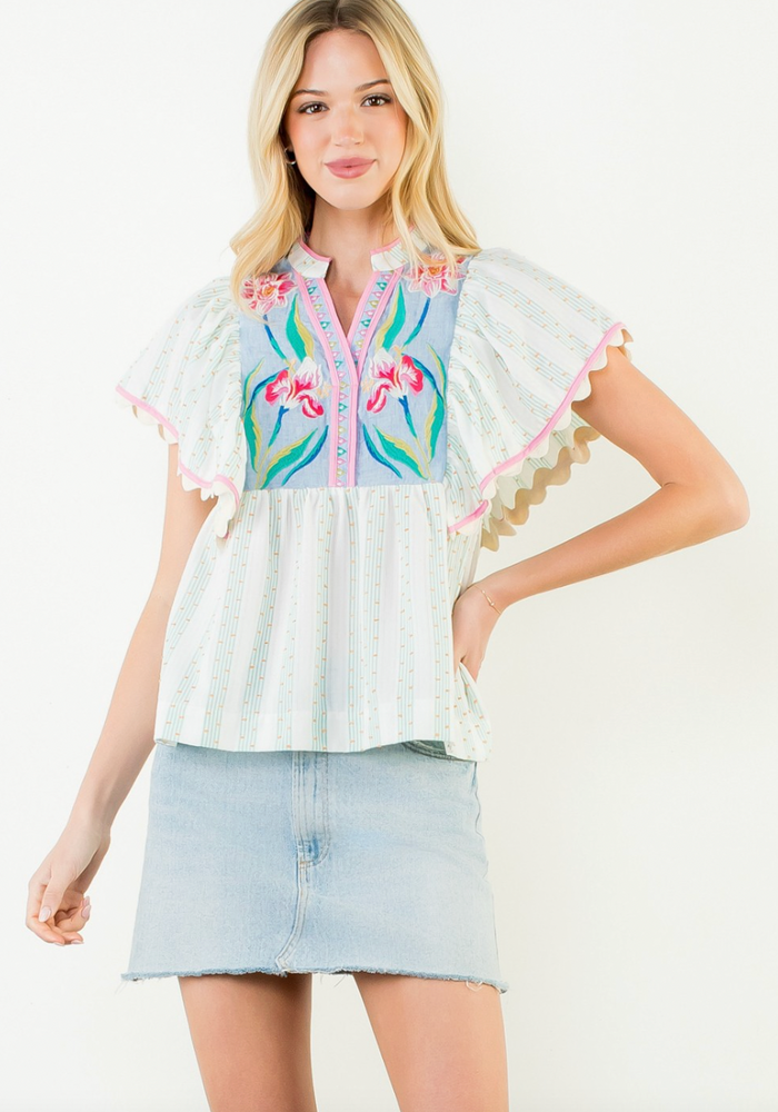 "PATIENTLY WAITING" TOP