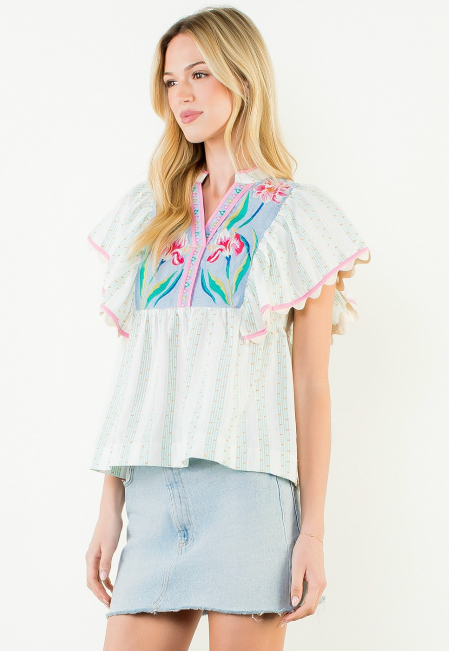 "PATIENTLY WAITING" TOP