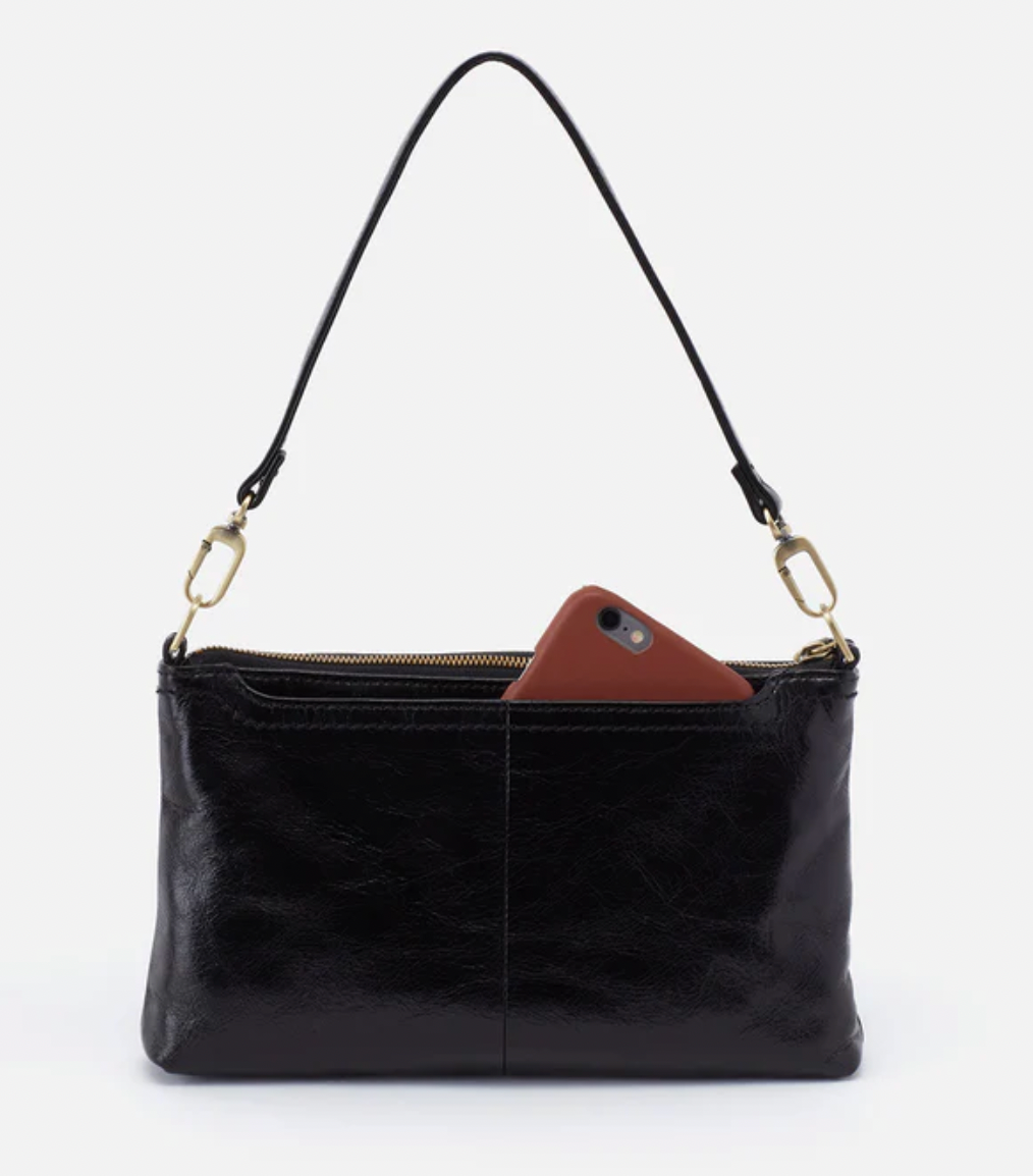 BLACK DARCY CROSSBODY HANDBAG by HOBO
