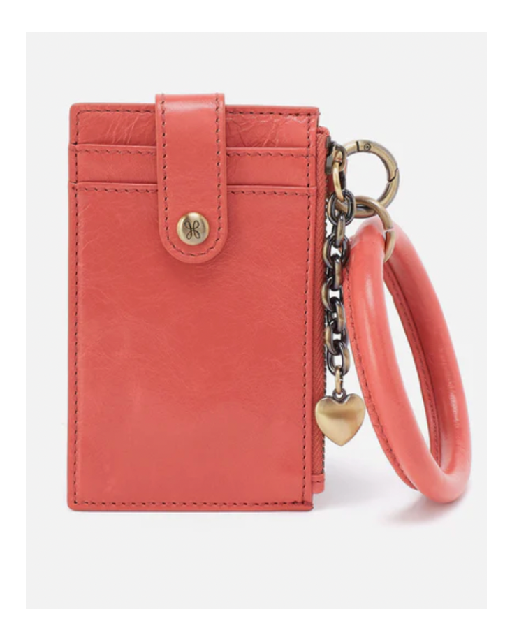 PINK MIRAGE RING CREDIT CARD WRISTLET by HOBO