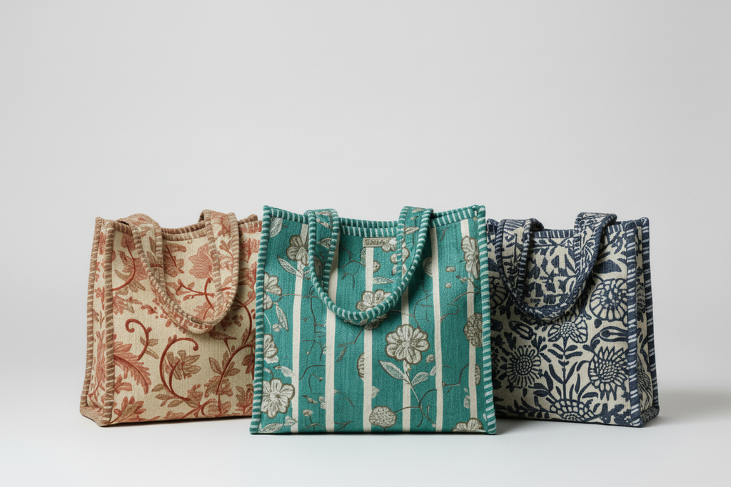 HANDCRAFTED QUILTED BAGS by ANJU