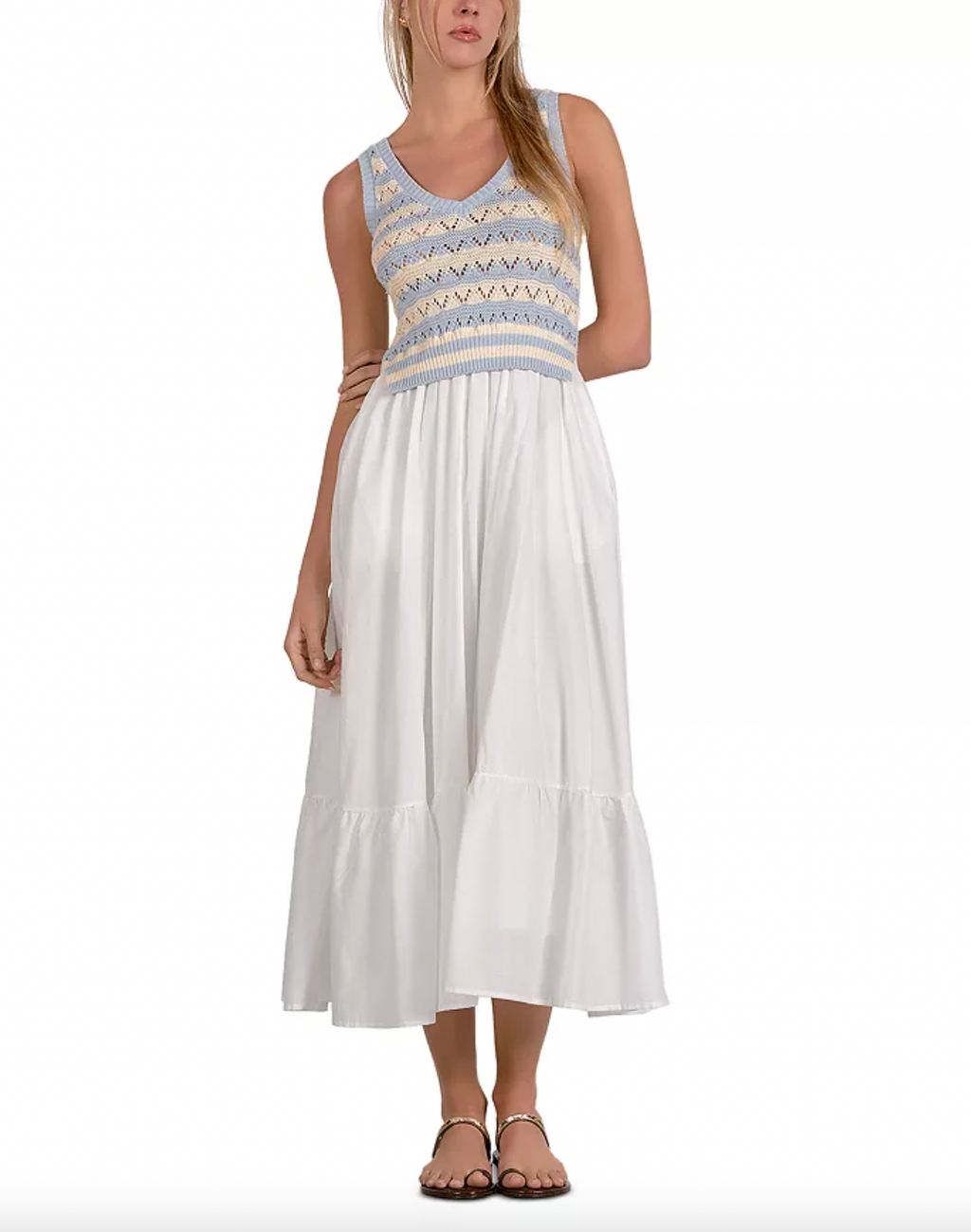 “ABIDE IN HIM” SWEATER TOP DRESS