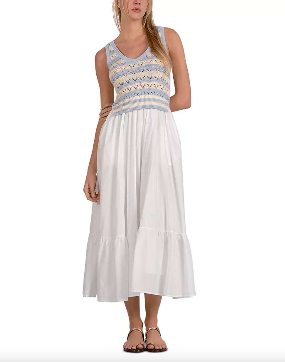 “ABIDE IN HIM” SWEATER TOP DRESS