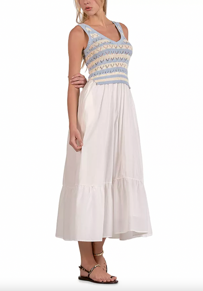 “ABIDE IN HIM” SWEATER TOP DRESS