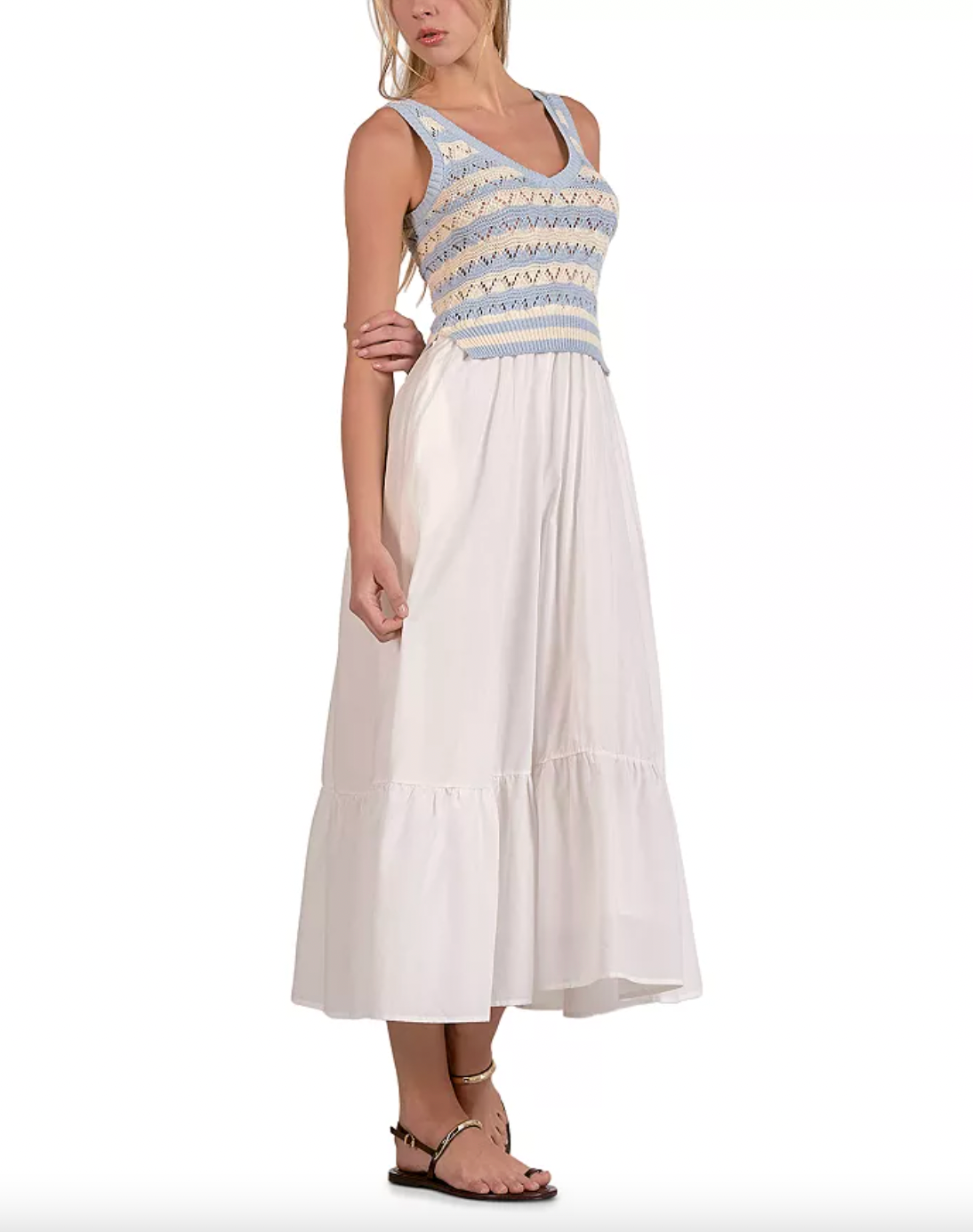 “ABIDE IN HIM” SWEATER TOP DRESS