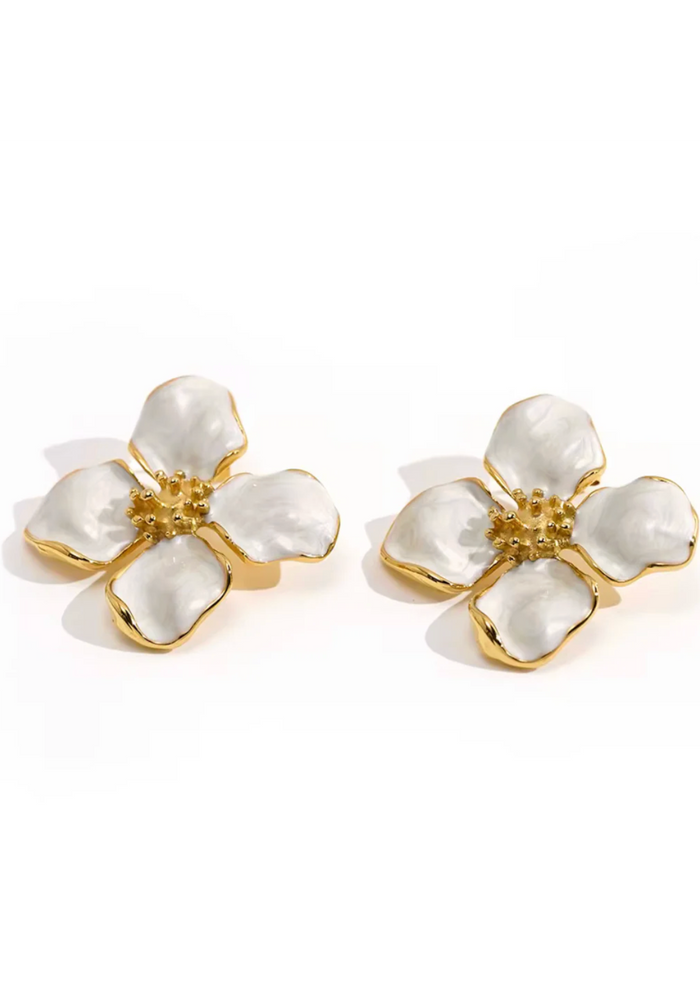 PETALS STUD EARRINGS by Katie Rae