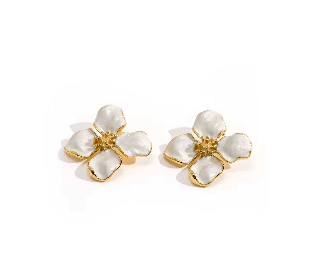 PETALS STUD EARRINGS by Katie Rae
