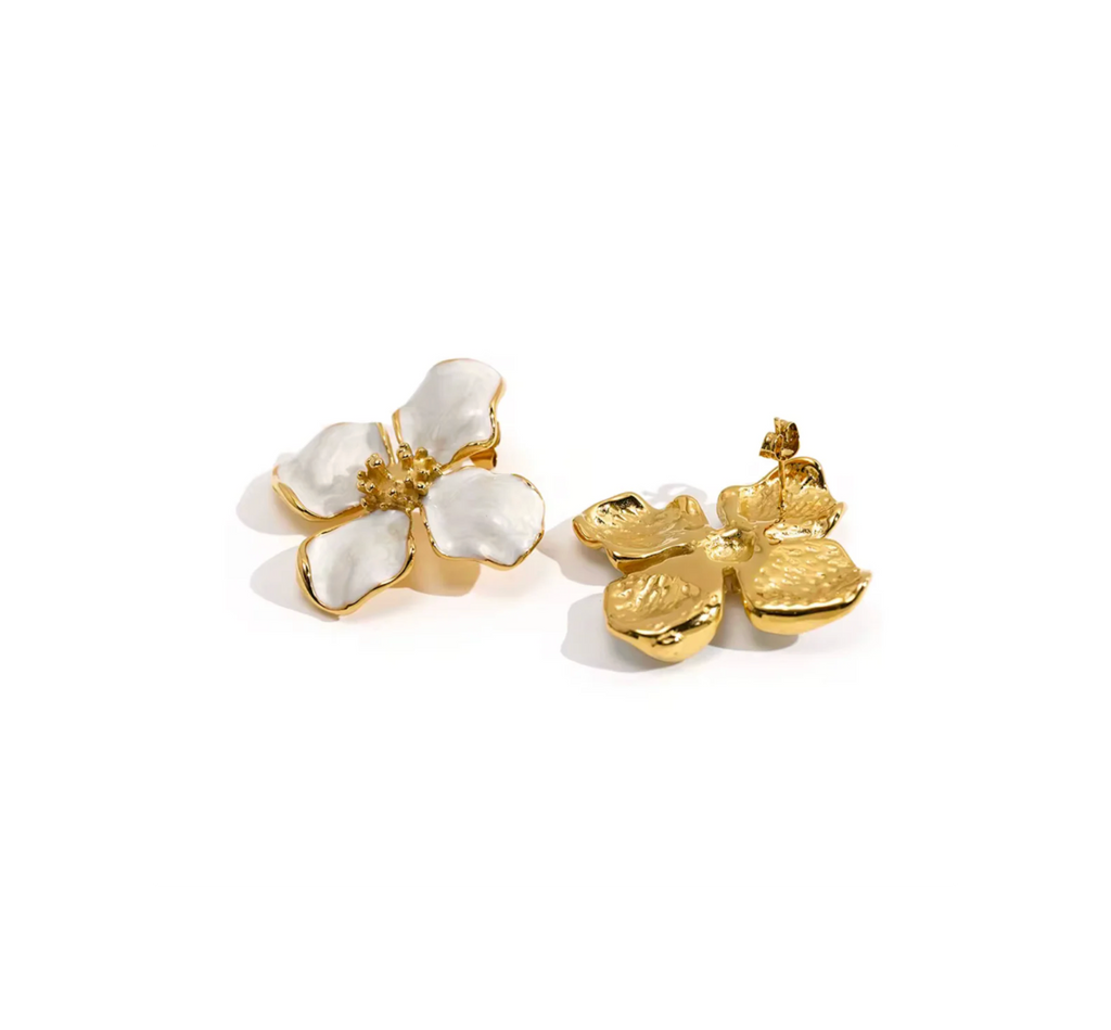 PETALS STUD EARRINGS by Katie Rae