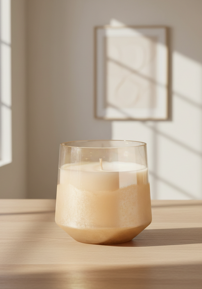 COCONUT MILK MANGO BALTIC GLASS CANDLE