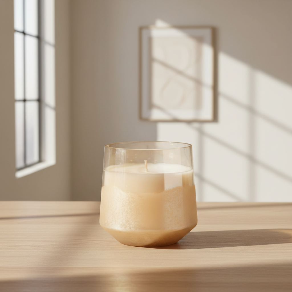 COCONUT MILK MANGO BALTIC GLASS CANDLE