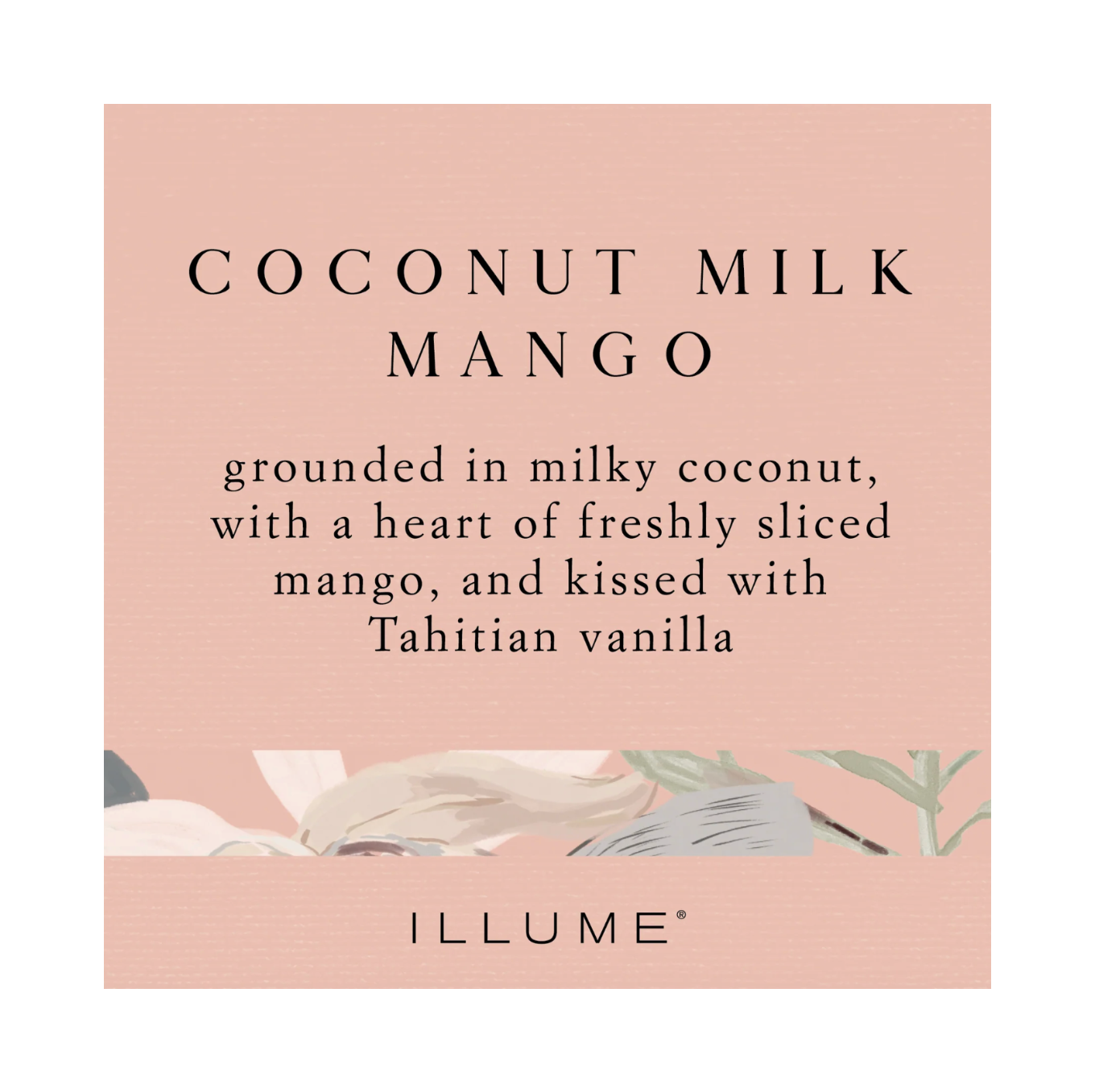 COCONUT MILK MANGO BALTIC GLASS CANDLE