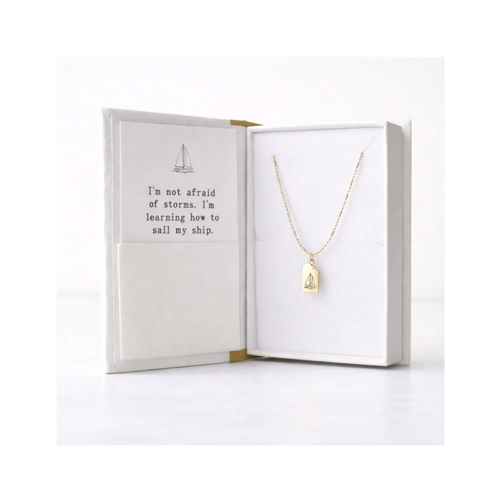 STORYTELLER BOAT NECKLACE