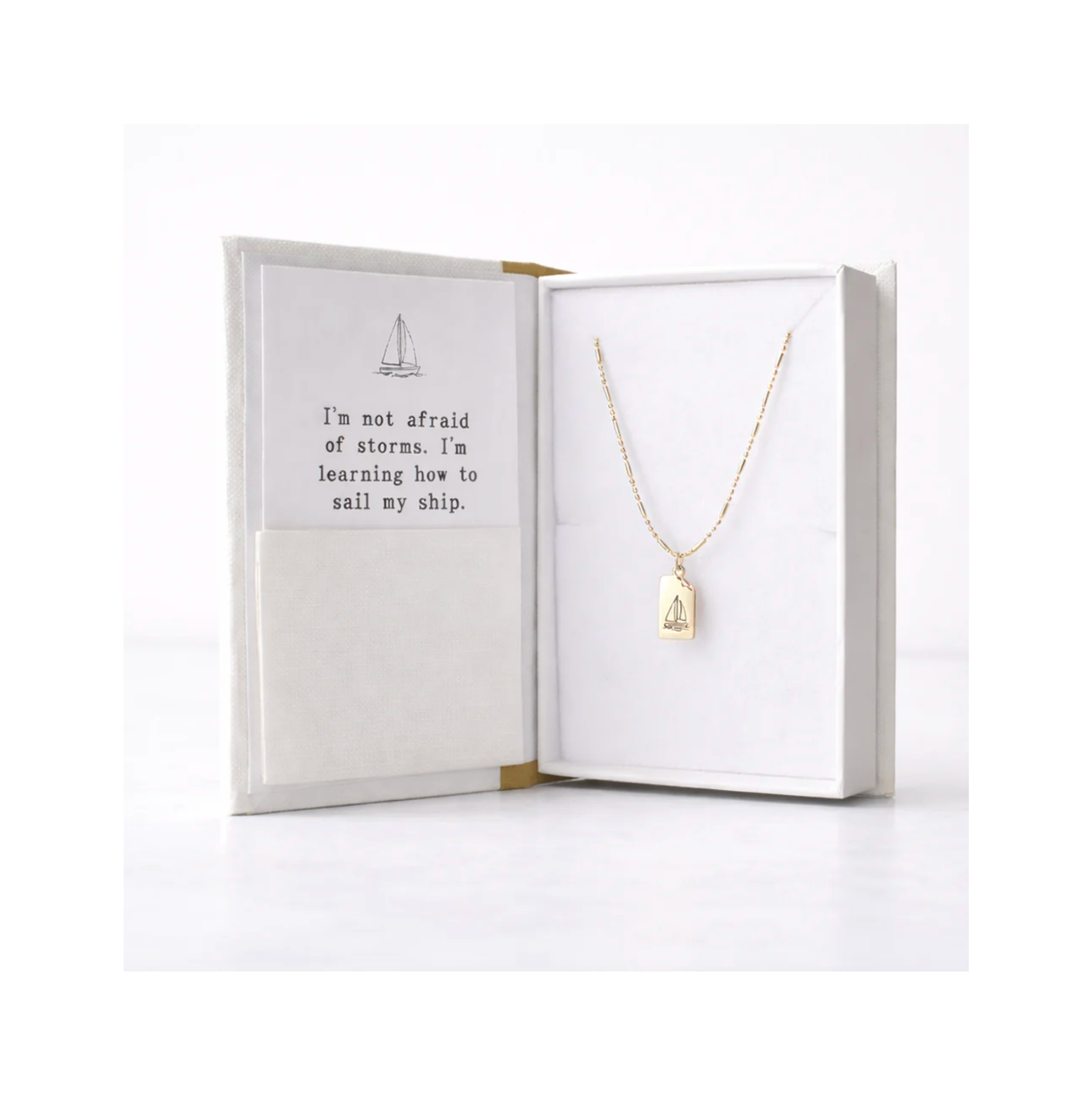 STORYTELLER BOAT NECKLACE