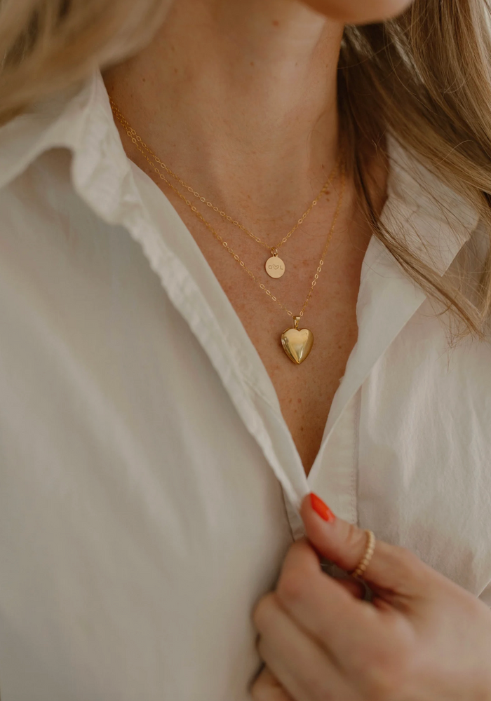 HEART LOCKET NECKLACE