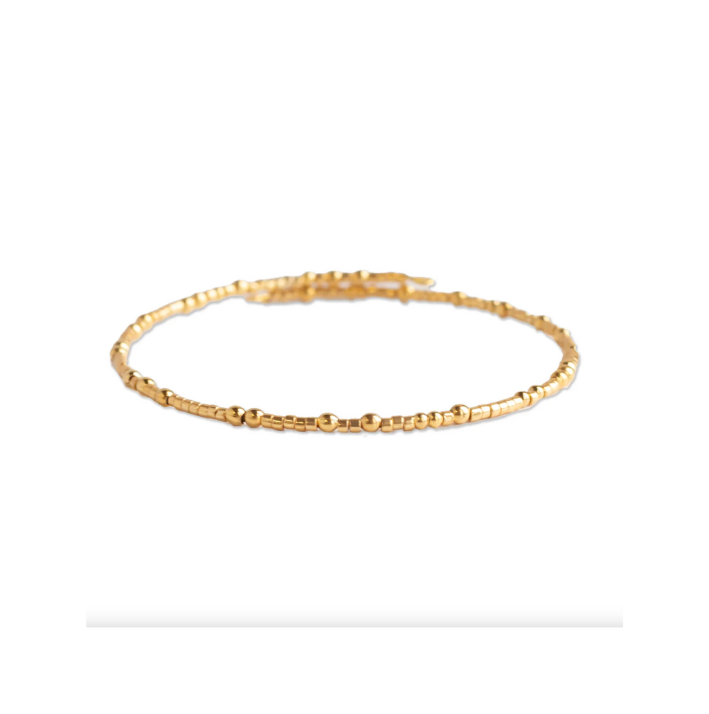 GOLD CONFETTI BANGLE BRACELET