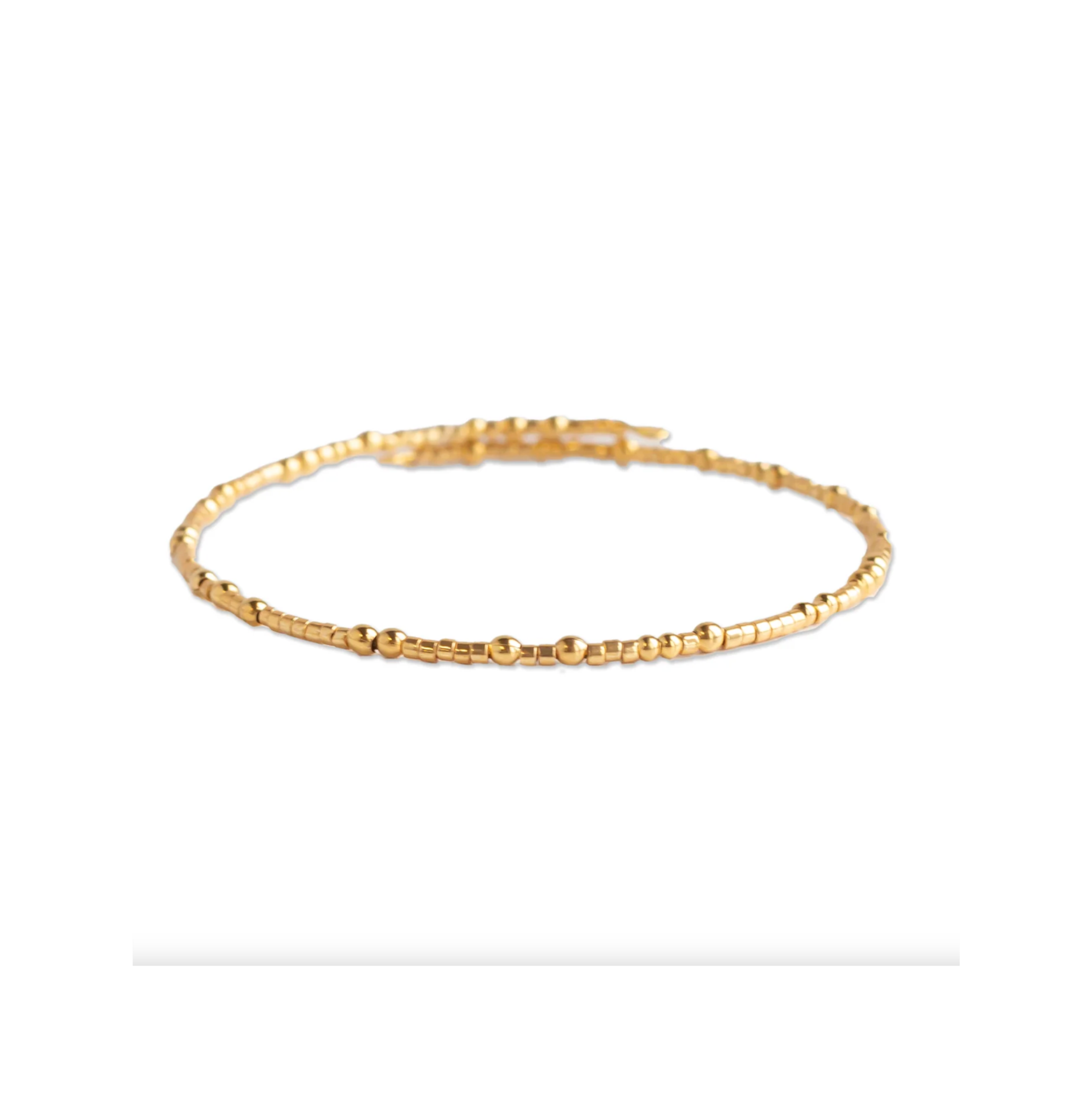 GOLD CONFETTI BANGLE BRACELET
