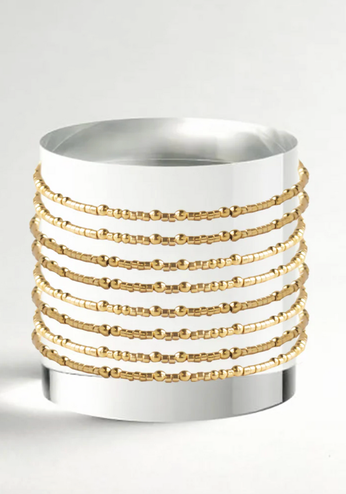 GOLD CONFETTI BANGLE BRACELET