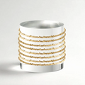 GOLD CONFETTI BANGLE BRACELET