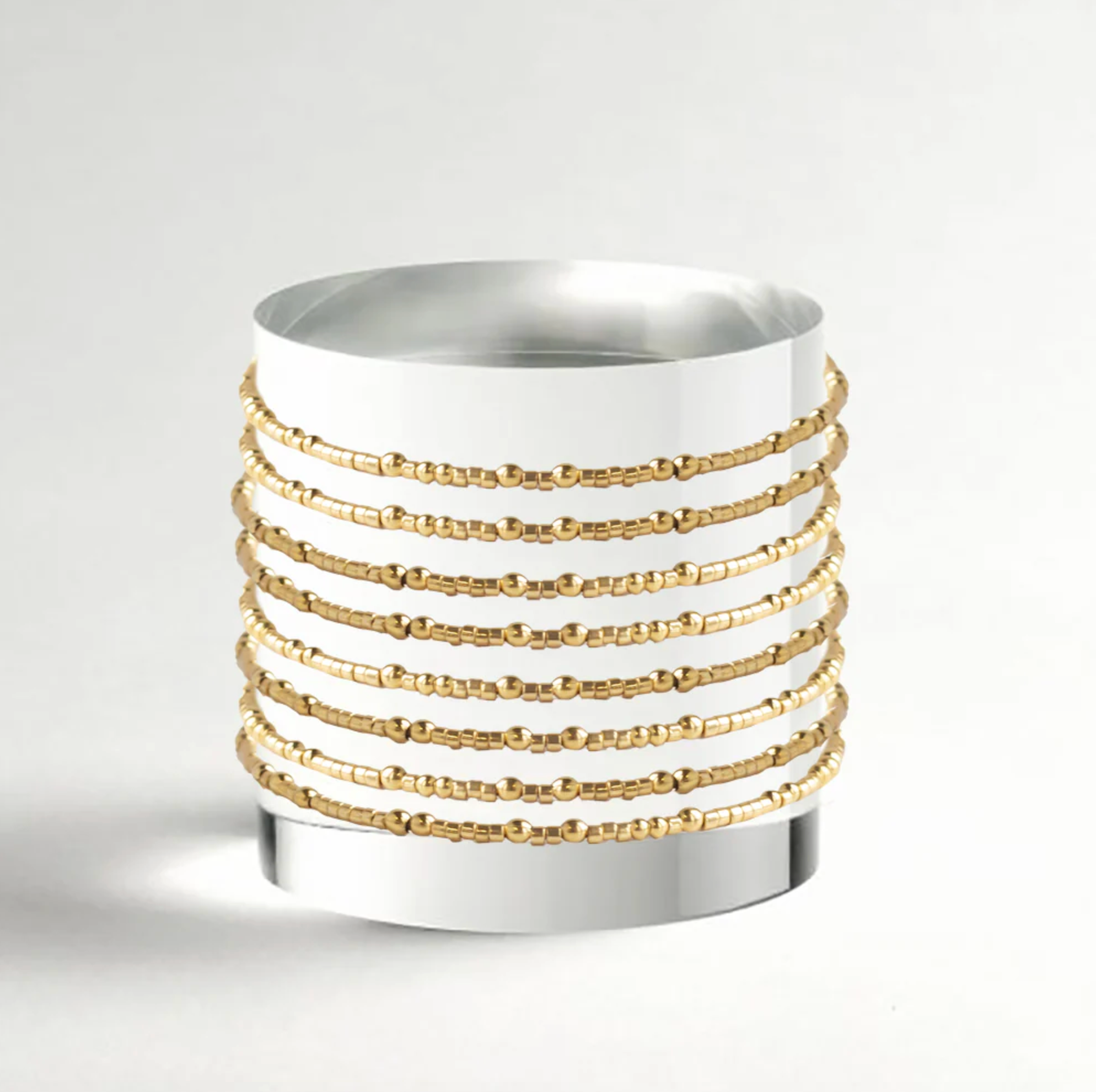 GOLD CONFETTI BANGLE BRACELET