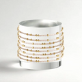 CHAMPANGE CONFETTI BANGLE BRACELET