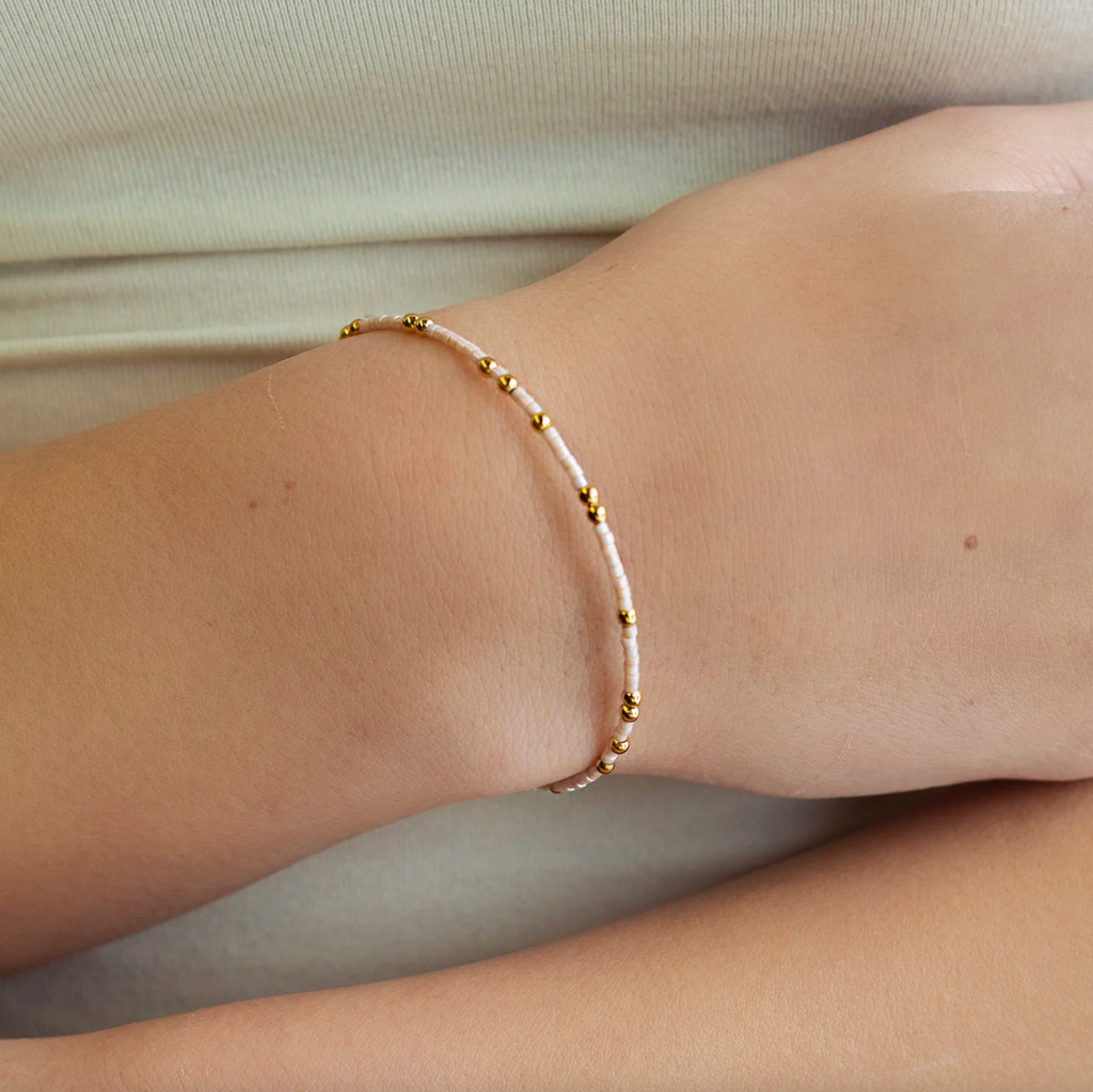 CHAMPANGE CONFETTI BANGLE BRACELET