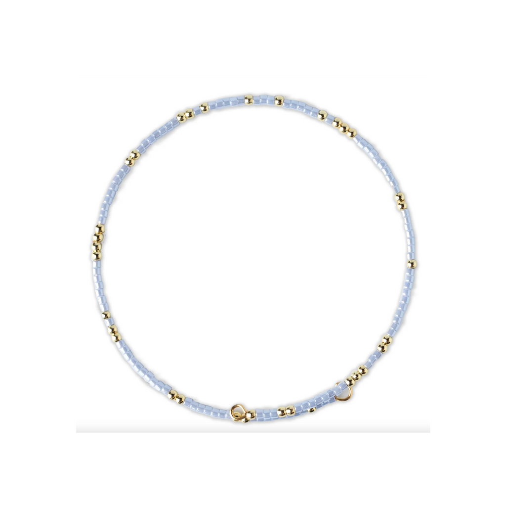 SKY BLUE CONFETTI BANGLE BRACELET