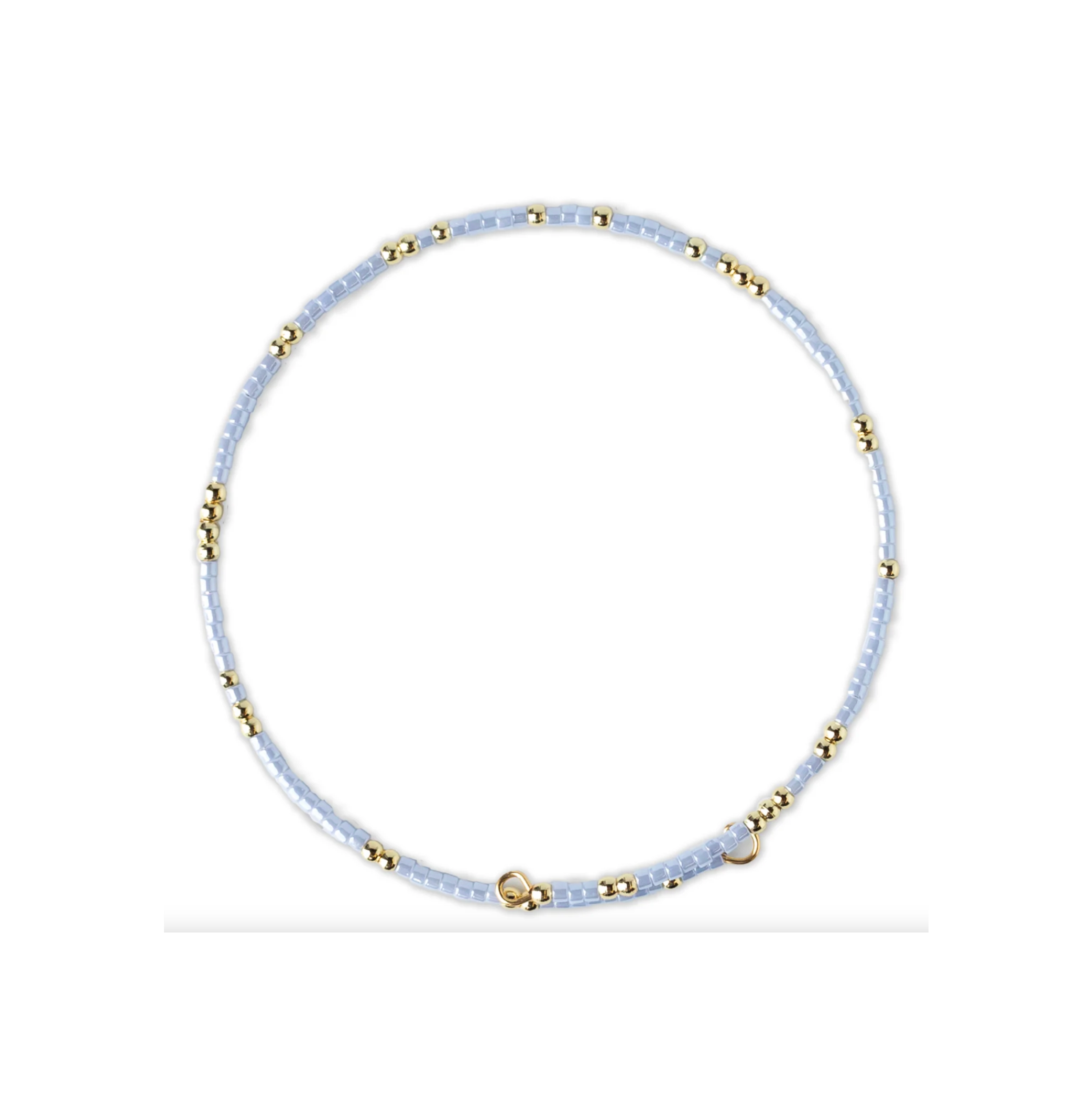 SKY BLUE CONFETTI BANGLE BRACELET
