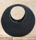 ATA MOON BLACK HANDBAG by Winding Road