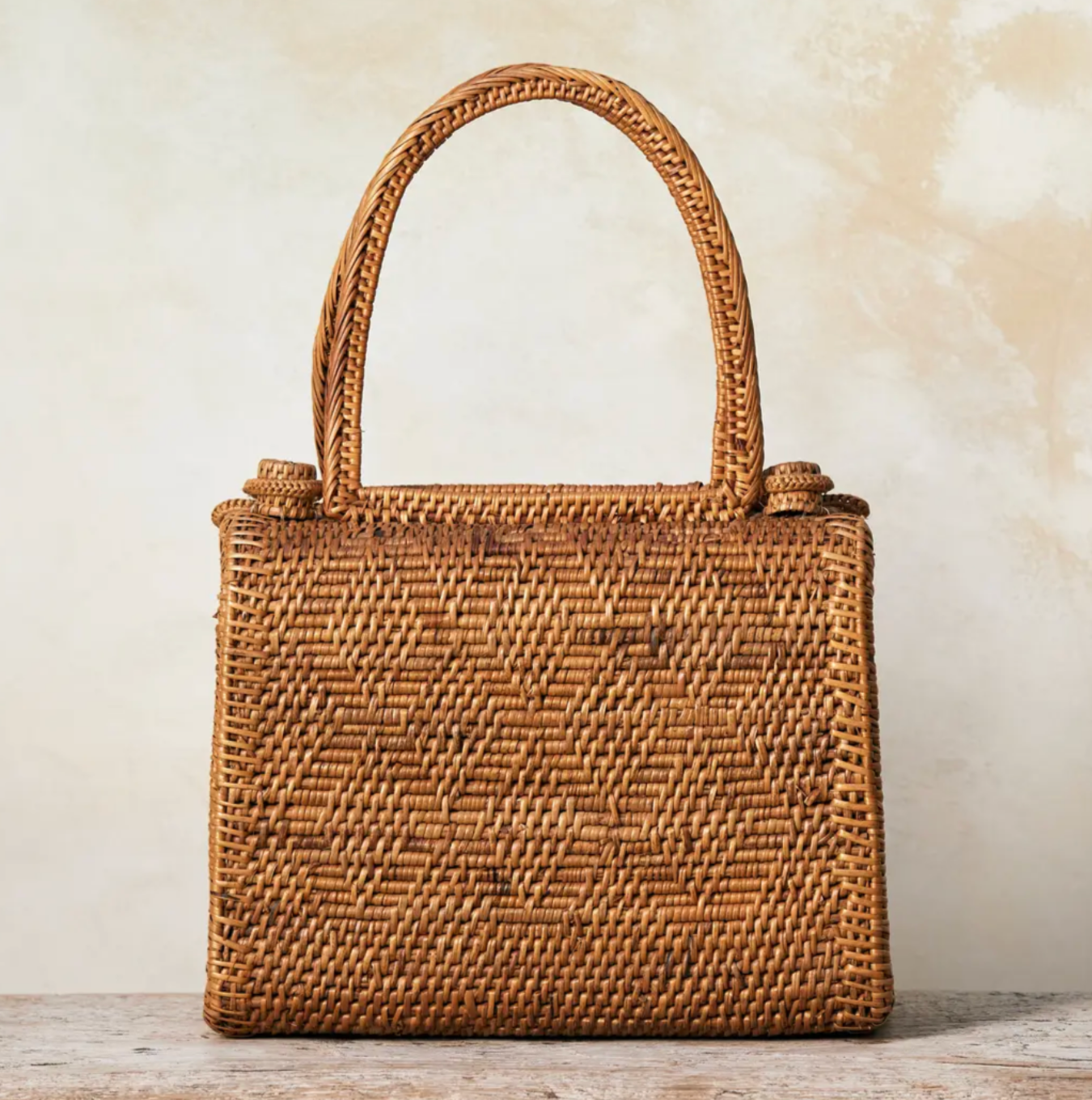 ATA NATURAL HANDBAG by Winding Road