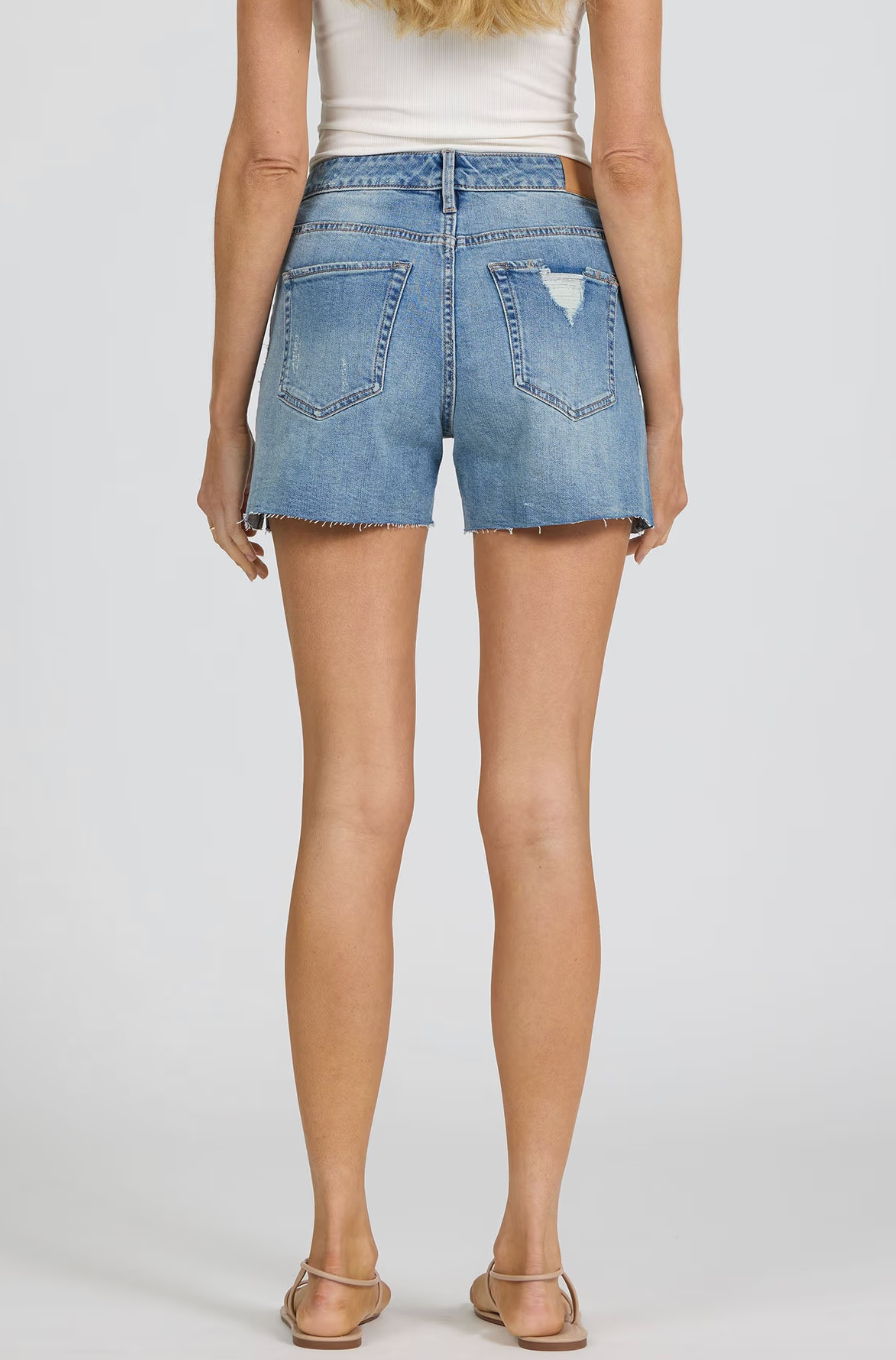 GIGI DISTRESSED DENIM SHORTS