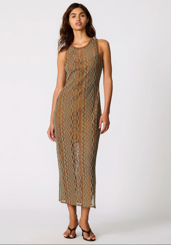 NYSSA DRESS RUST by Steve Madden
