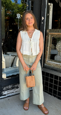 AUDREY CROPPED DENIM JEANS by Dear John