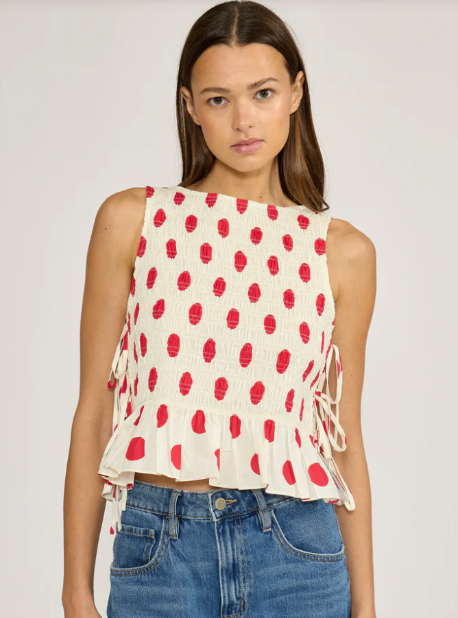 MAEVE POLKA DOT TOP by Lucy Paris