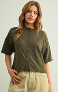 "STILL WATERS" GREEN TOP