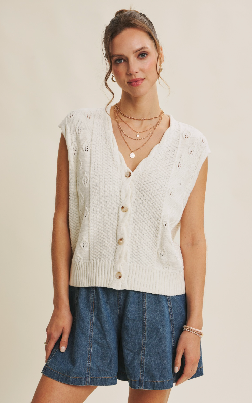 “GOOD TO ALL” SWEATER VEST