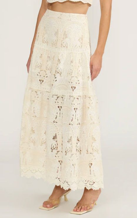 ELORDI TIERED SKIRT by Lucy Paris
