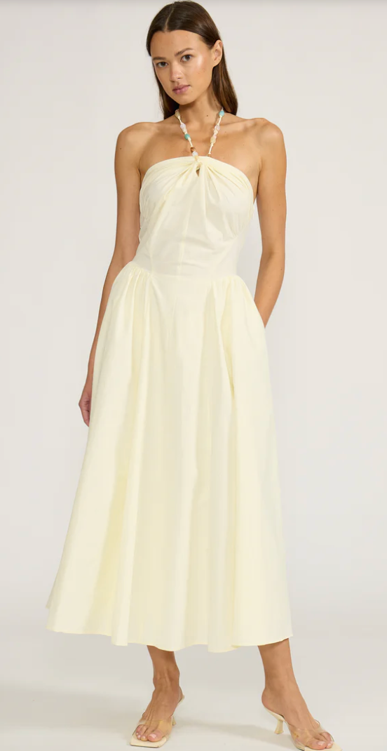 HILARY BEAD DETAIL DRESS by Lucy Paris