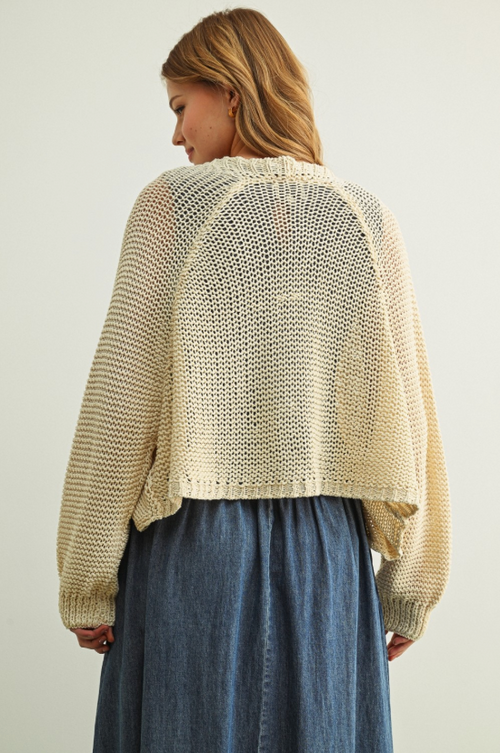 "FULLY KNOWN" CARDIGAN