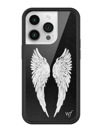 Wildflower iPhone case 14 Pro Angel Baby Black Cute