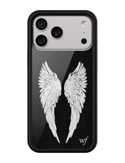 Wildflower iPhone case 17 Pro Max Angel Baby Black Cute