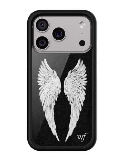 Wildflower iPhone case 17 Pro Angel Baby Black Cute