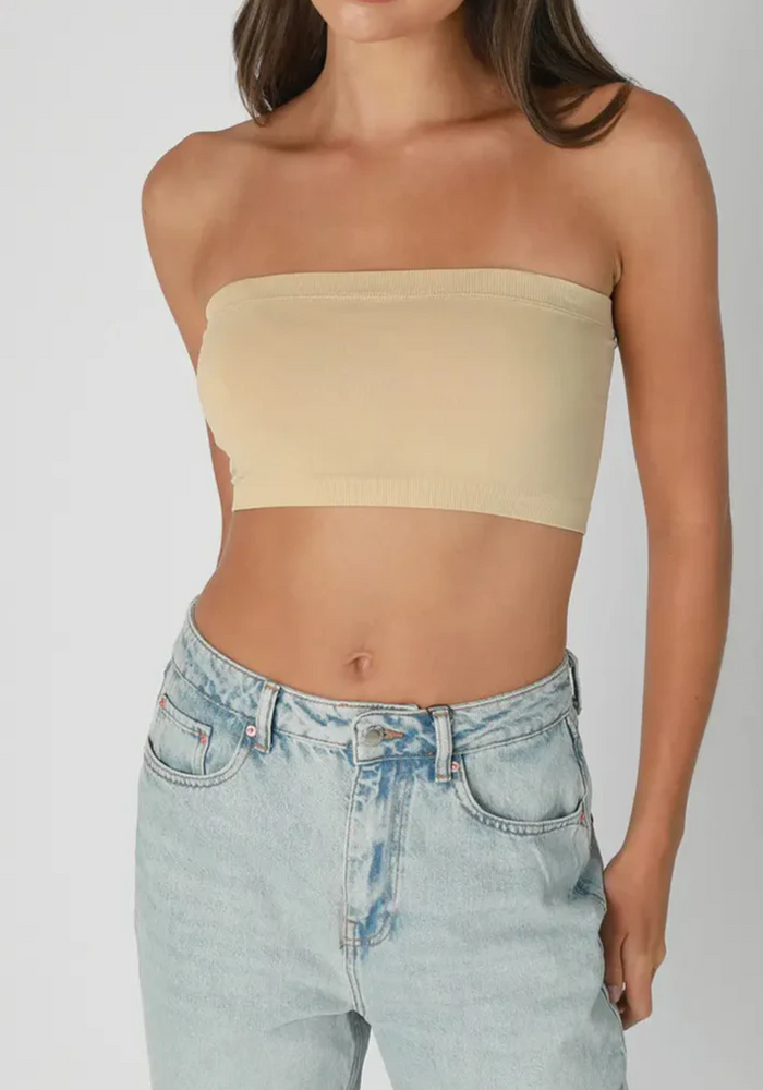 NIKIBIKI BANDEAU LAYERING TOP