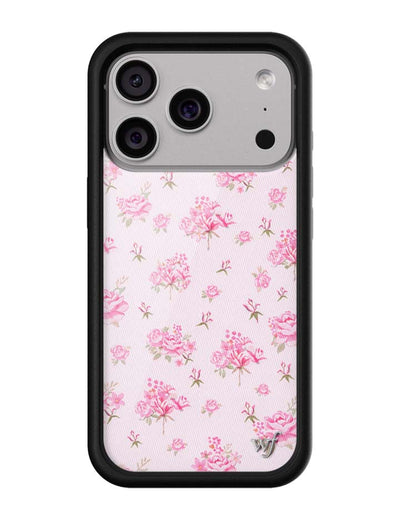 Wildflower iPhone case 17 Pro Forget Me Not Floral Pink Cute